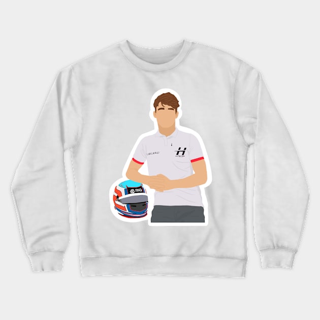 Roman Stanek driving for HiTech Formula 3 2021 Crewneck Sweatshirt by royaldutchness